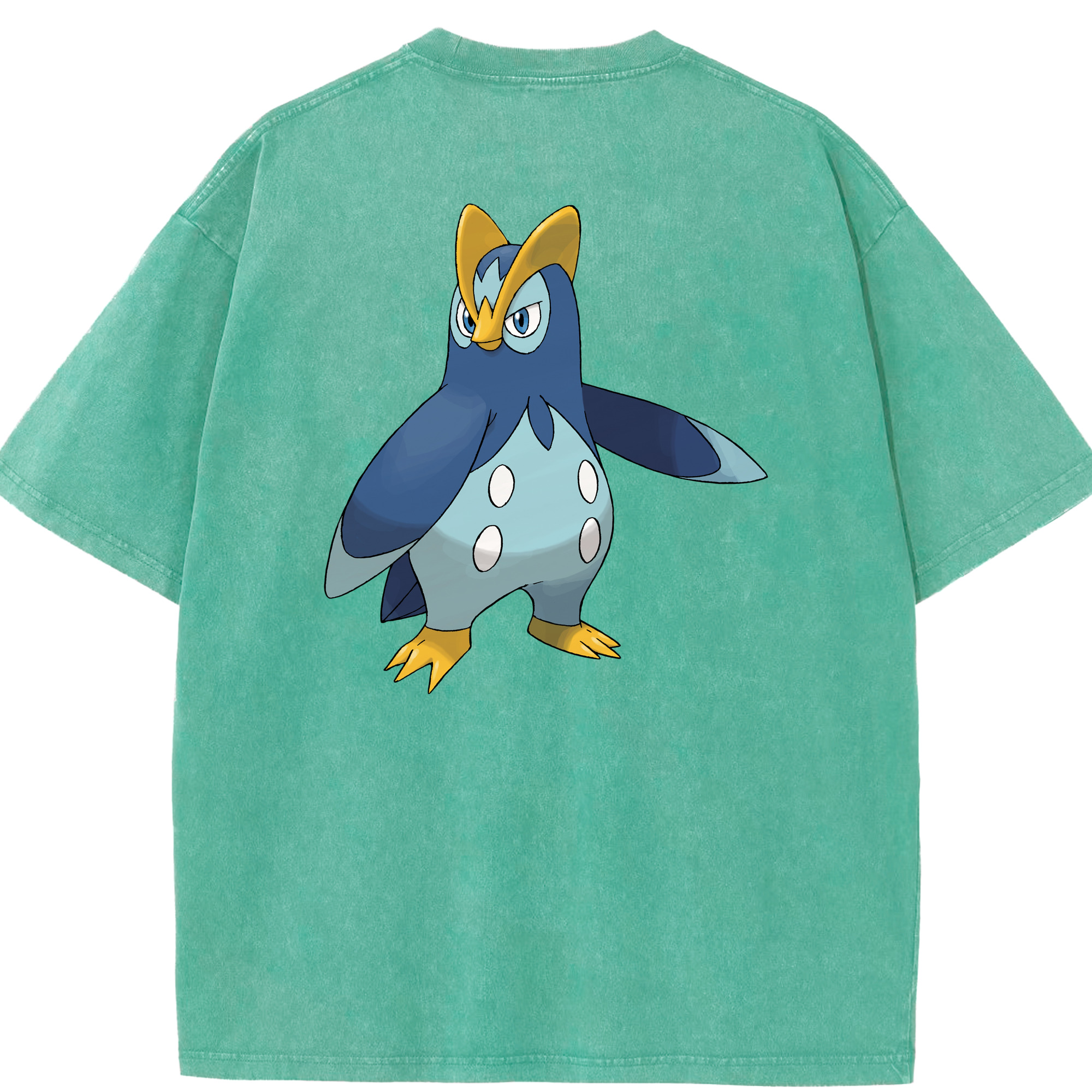 （画像用） ポケットモンスター Pokémon 綿100% ヴィンテージ風 半袖Tシャツ（背面プリント）